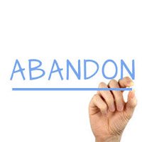 abandon web page
