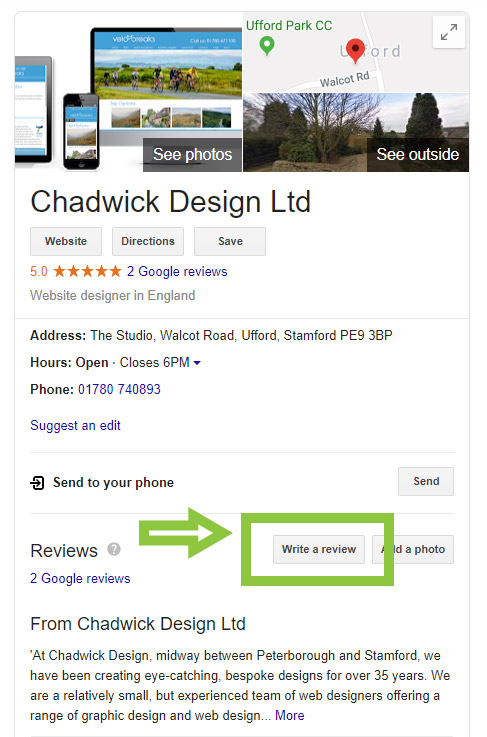 Link to Google My Business