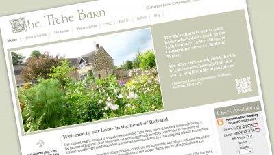 The Tithe Barn B&B – CMS Website Design, Rutland