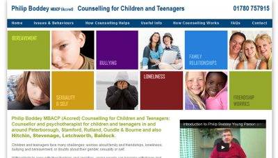 Counselling Website Design – Phillip Boddey