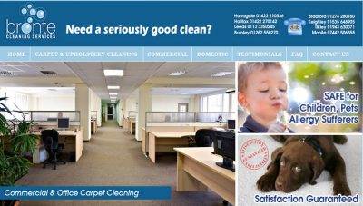 Static Website Design Keighley – Bronte Cleaning