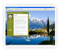 Brochure website for counsellor