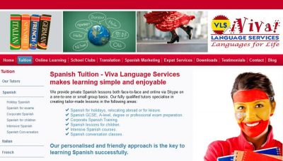 CMS Website: Viva Language Services, Peterborough